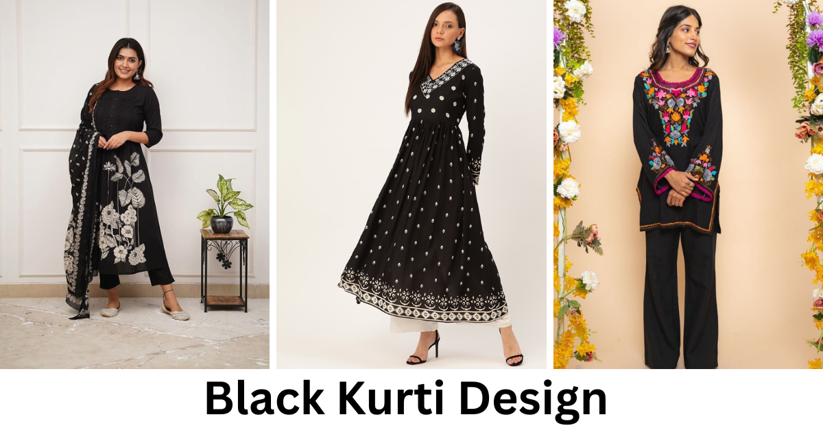 Black Kurti Design