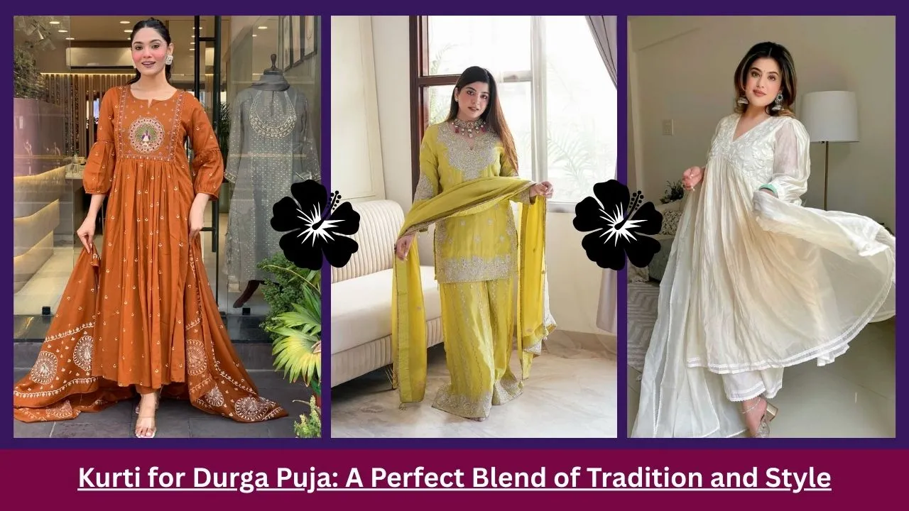 Kurti for Durga Puja: A Perfect Blend of Tradition and Style