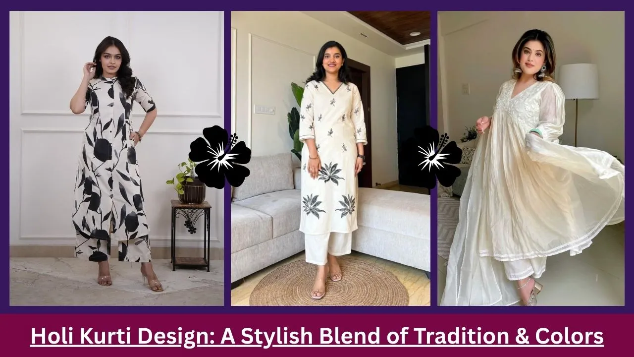 Holi Kurti Design: A Stylish Blend of Tradition & Colors